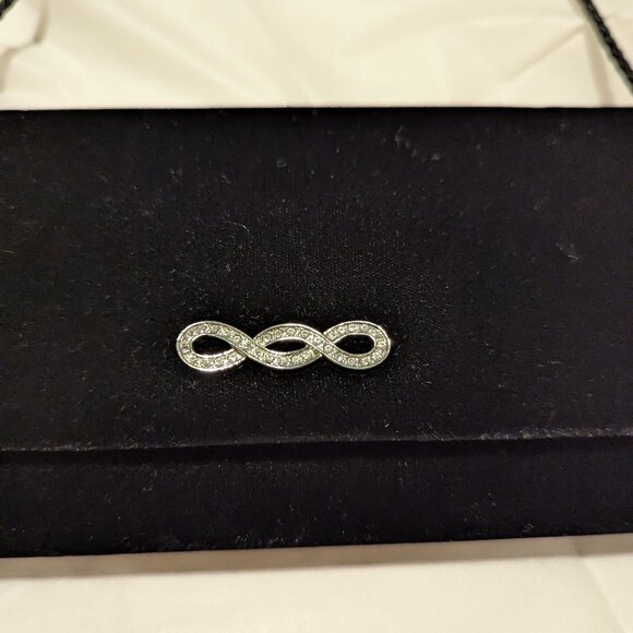 Retired Design Bag with Infinity Logo made in Velvet Black Excellent condition - Picture 2 of 9